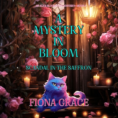 A Mystery in Bloom: Scandal in the Saffron (An Alice Bloom Cozy Mystery—Book 4) – omslag til lydbogen af Fiona Grace