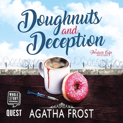 Doughnuts and Deception – omslag til lydbogen af Agatha Frost