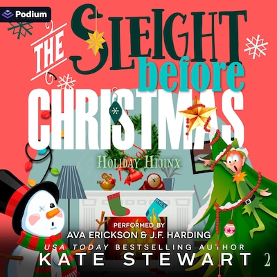 The Sleight Before Christmas – omslag til lydbogen af Kate Stewart