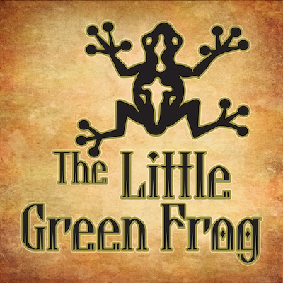 The Little Green Frog – omslag til lydbogen af Andrew Lang