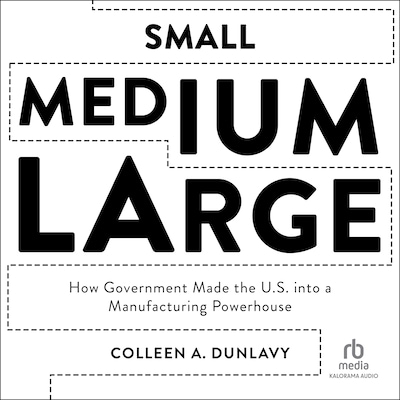 Small, Medium, Large – omslag til lydbogen af Colleen A. Dunlavy