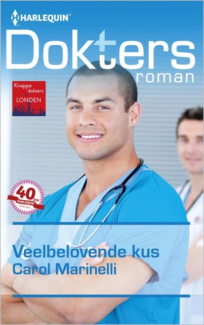 Veelbelovende kus: Knappe dokters in Londen – omslag van het luisterboek van Carole Marinelli