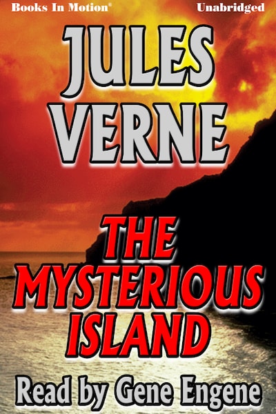 Mysterious Island, The – omslag til lydbogen af Jules Verne