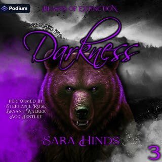 Shaped by Darkness: Beasts of Extinction, Book 3 – omslag till ljudboken av Sara Hinds
