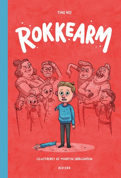 Rokkearm – omslag til lydbogen af Tine Kej