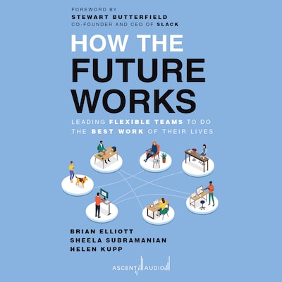 How the Future Works – omslag til lydbogen af Brian Elliott, Sheela Subramanian, Helen Kupp