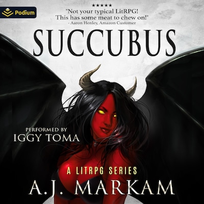 Succubus – omslag til lydbogen af A.J. Markam
