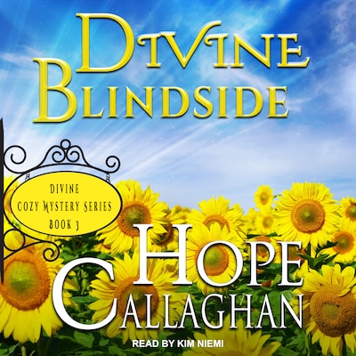 Divine Blindside – omslag til lydbogen af Hope Callaghan