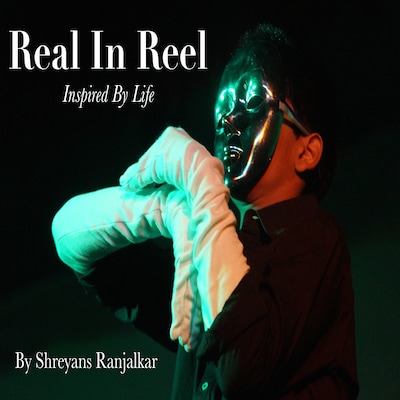Real In Reel – omslag van het luisterboek van Shreyans Ranjalkar