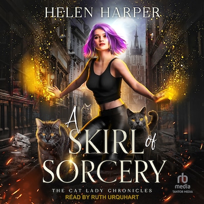 A Skirl of Sorcery – omslag til lydbogen af Helen Harper