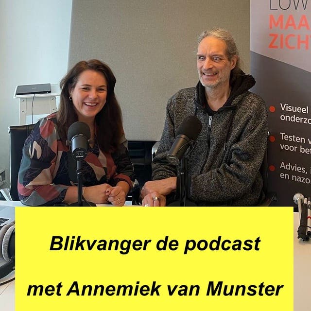 #3 Blikvanger de podcast met Amory Geerling – omslag van het luisterboek van Annemiek van Munster
