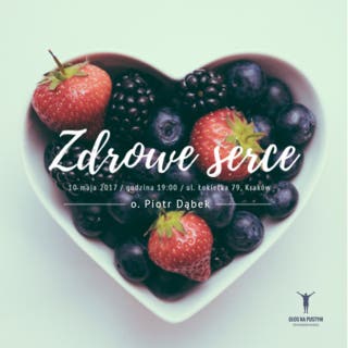 Zdrowe serce – okładka audiobooka, autor o. Piotr Dąbek OFMConv