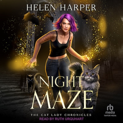 Night Maze – omslag til lydbogen af Helen Harper
