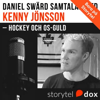 Kenny Jönsson om Hockey & OS-guld – omslag till ljudboken av Daniel Swärd