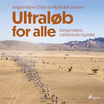 Ultraløb for alle – omslag til lydbogen af Mette Birk Jensen, Jesper Kenn Olsen