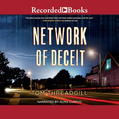 Network of Deceit – omslag til lydbogen af Tom Threadgill