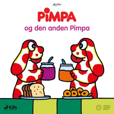 Pimpa - Pimpa og den anden Pimpa – omslag til lydbogen af Altan