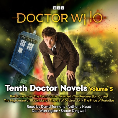 Doctor Who: Tenth Doctor Novels Volume 5 – omslag til lydbogen af Justin Richards, Jacqueline Rayner, Colin Brake
