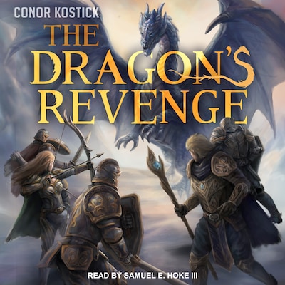 The Dragon’s Revenge – omslag til lydbogen af Conor Kostick
