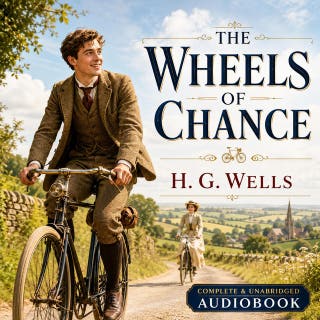 The Wheels of Chance: A humble shop assistant's cycling holiday spins into a delightful adventure and an unforgettable encounter. – omslag till ljudboken av H. G. Wells