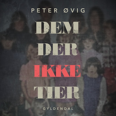 Dem, der ikke tier – omslag til lydbogen af Peter Øvig Knudsen