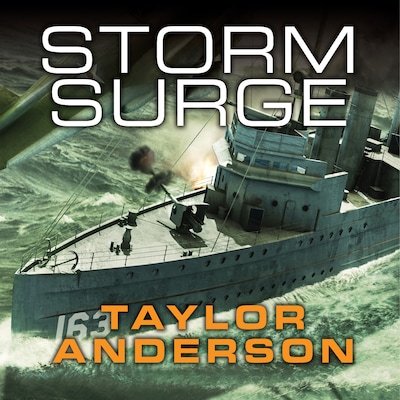 Destroyermen: Storm Surge – omslag til lydbogen af Taylor Anderson