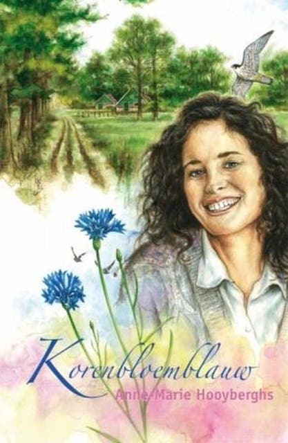 Korenbloemblauw – omslag van het luisterboek van Anne-Marie Hooyberghs