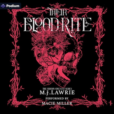 Their Blood Rite – omslag til lydbogen af M. J. Lawrie