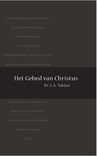 Het Gebed van Christus – omslag van het luisterboek van C.A. Tukker