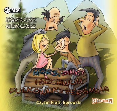 Mors, Pinky i archiwum pułkownika Bergmana – okładka audiobooka, autor Dariusz Rekosz
