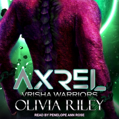 Axrel – omslag til lydbogen af Olivia Riley