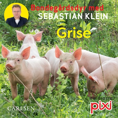 Bondegårdens dyr med Sebastian Klein: Grise – omslag til lydbogen af Sebastian Klein
