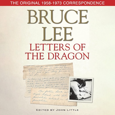 Bruce Lee Letters of the Dragon – omslag til lydbogen af Bruce Lee