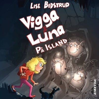 Vigga & Luna #8: På Island – omslag til lydbogen af Lise Bidstrup