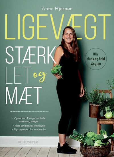 Ligevægt - Stærk, let og mæt – omslag til lydbogen af Anne Hjernøe