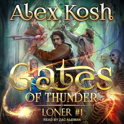 Gates of Thunder – omslag til lydbogen af Alex Kosh