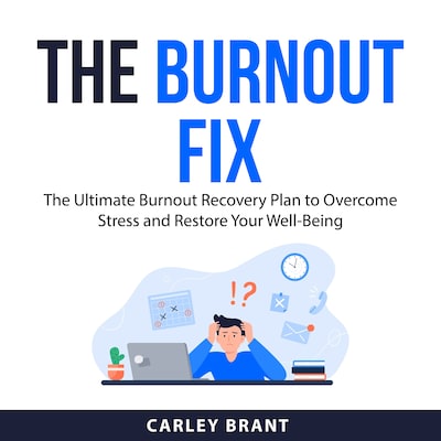 The Burnout Fix – omslag til lydbogen af Carley Brant