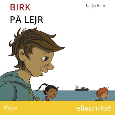 Birk på lejr – 12 – omslag til lydbogen af Nadja Rahr