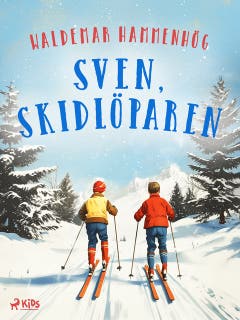 Sven, skidlöparen – omslag till ljudboken av Waldemar Hammenhög