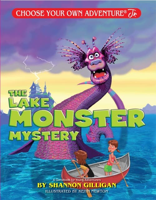 The Lake Monster Mystery – omslag til lydbogen af Shannon Gilligan
