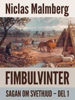 Fimbulvinter – omslag till ljudboken av Niclas Malmberg