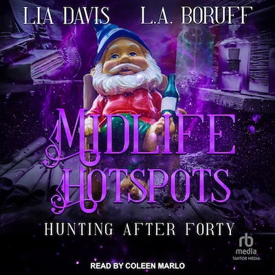 Midlife Hotspots – omslag til lydbogen af Lia Davis, L.A. Boruff