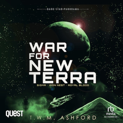War for New Terra Books 1-3 – omslag til lydbogen af T. W. M. Ashford