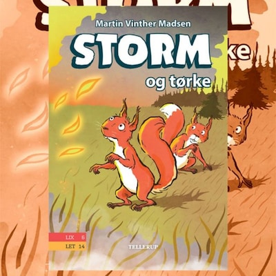 Storm #3: Storm og tørke – omslag til lydbogen af Martin Vinther Madsen
