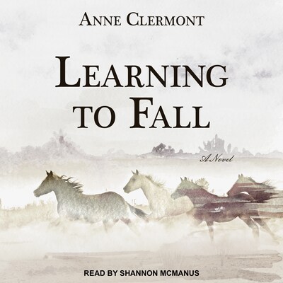 Learning to Fall – omslag til lydbogen af Anne Clermont