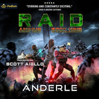 Raid – omslag til lydbogen af Joshua Anderle, Michael T Anderle