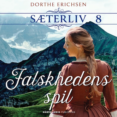 Falskhedens spil – omslag til lydbogen af Dorthe Erichsen