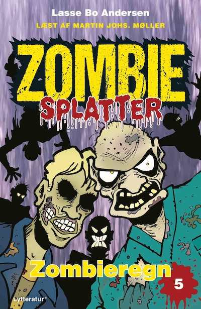 Zombieregn – omslag til lydbogen af Lasse Bo Andersen