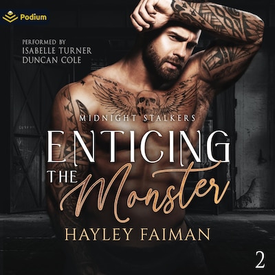Enticing the Monster – omslag til lydbogen af Hayley Faiman
