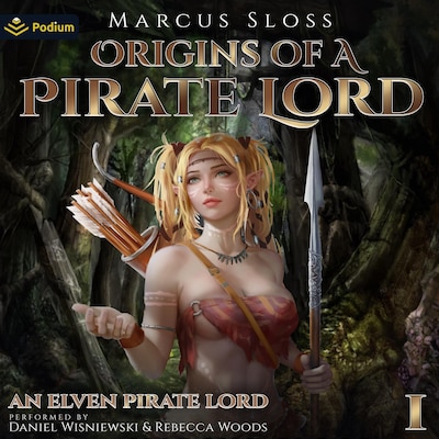 Origins of a Pirate Lord – omslag til lydbogen af Marcus Sloss